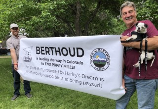 Berthoud, leading the state of Colorado in the fight against puppy mills