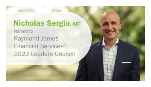 Banyan Wealth's Nick Sergio Achieves Membership in Raymond James Financial Services' 2022 Leaders Council
