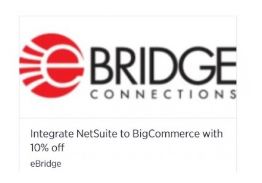 eBridge Connections Announces Limited Time 10 Percent Off Discount, Making It Easier and More Affordable Than Ever for BigCommerce Store Owners to Integrate With NetSuite or MS Dynamics AX/365