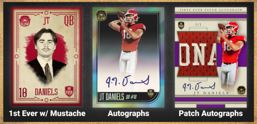 JT Daniels' Exclusive NIL Football Trading Cards Now Available at Super Glow