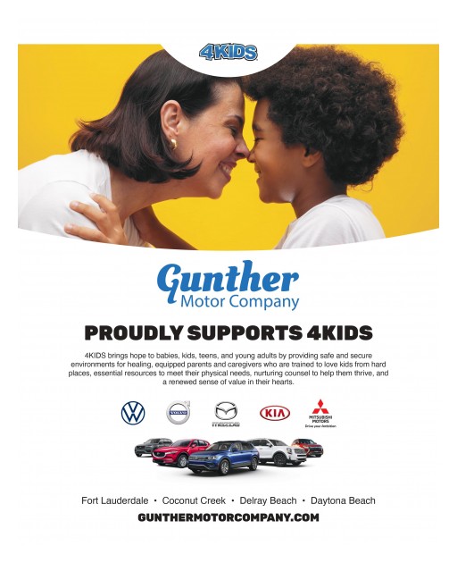 Gunther Motor Company Invests $10,000 in 4KIDS for Help in Combating the Effects of COVID-19 on Our Community's Youth