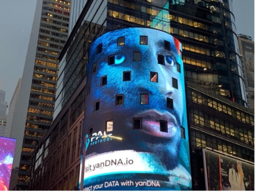 PAC Protocol Digital Ad on Nasdaq Billboard