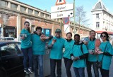 French and Brussels volunteers join forces to promote drug-free living through the Truth About Drugs campaign.
