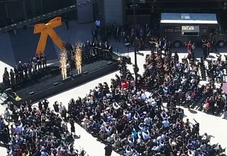 LAFC Ribbon Ceremony Celebrates New Stadium with Live Special Effects