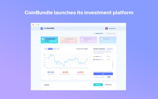 CoinBundle Launches Bundled Crypto Investment Platform and Takes the Lead Towards Bringing the Next Billion People to Cryptocurrencies