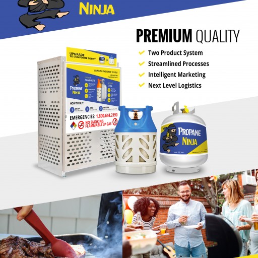 Propane Ninja's New Fiberglass Propane Tanks Are Now Available at Sedano's Supermarkets