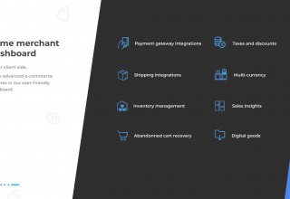Snipcart v3.0 - Dashboard