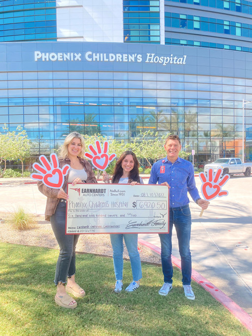 No Bull Employee Charities Give Donation to Phoenix Children's Hospital Foundation