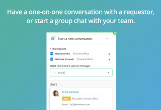 Have a one-on-one or group chat
