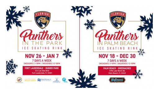 Panthers Announce Two Outdoor Ice Skating Rinks for Holiday Season