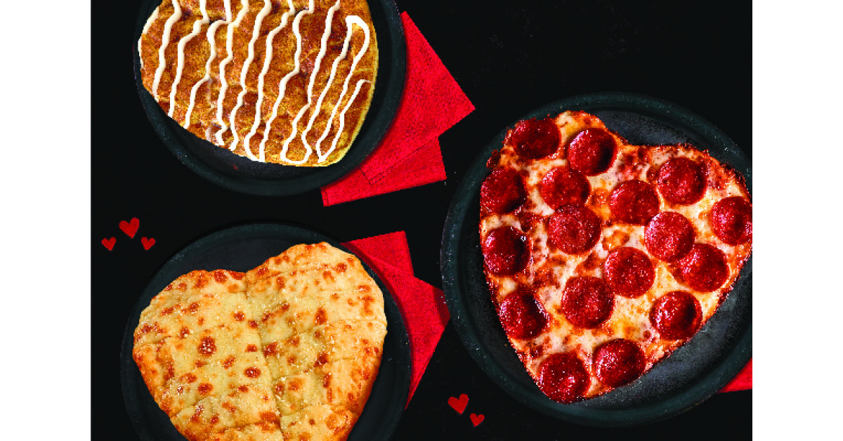 It's Love at First Bite With the HeartShaped Pizza from Jet's Pizza