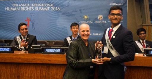 Bangladeshi Canadian Youth Awarded at United Nations