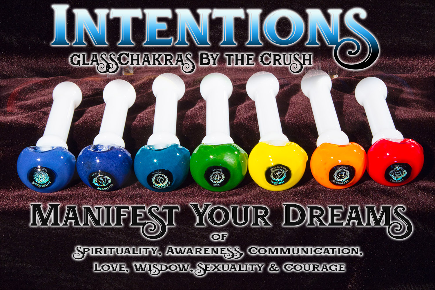 Crush Glass Announces New Product Line of ColorMatched Chakra Hand