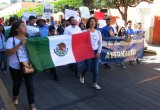 Youth in cities throughout Mexico participated in human rights walks to raise awareness of the rights of all people and their responsibility to see that these rights are upheld for others.