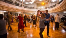   Monthly swing dance at the Church of Scientology in Clearwater raises funds for tutoring youngsters who are falling behind in school.  