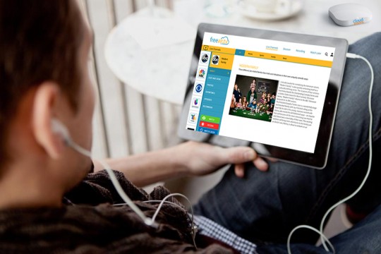 No need to clutter your TV! Place CloudAntenna anywhere you have the best FREE HD reception.