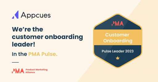 Appcues Named Leader in Customer Onboarding by the Product Marketing Alliance