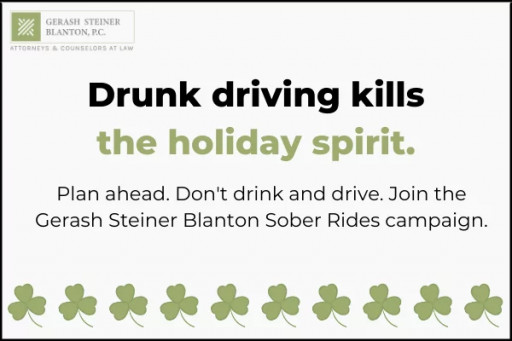 Gerash Steiner Blanton, P.C. Offering Free Rides Within the Denver, CO, Metro Area for Those Who Drink This Holiday