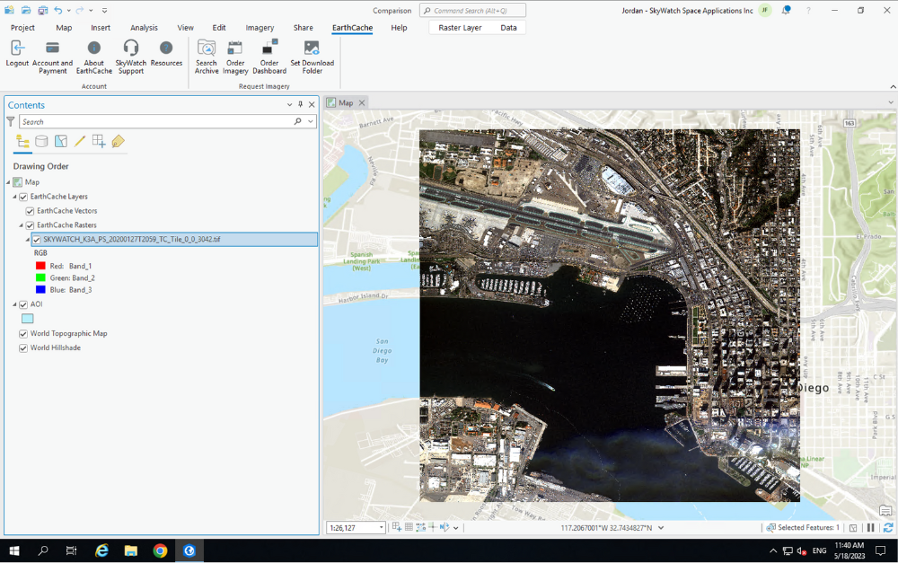 SkyWatch Announces EarthCache For ArcGIS Pro | Newswire