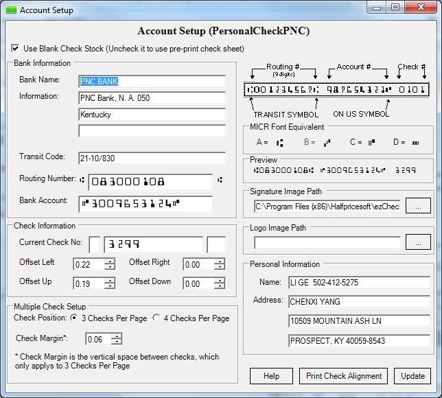 check writing software for mac os x