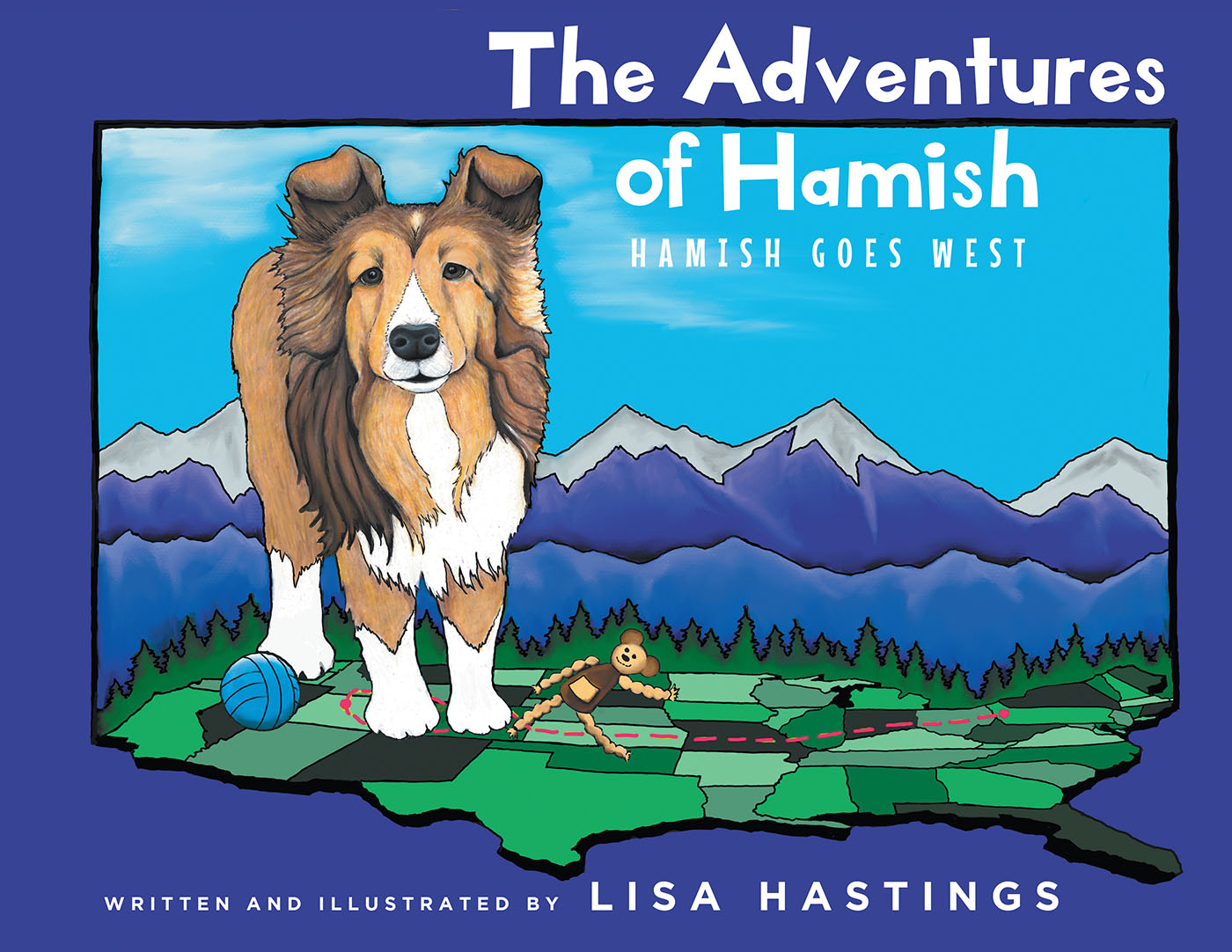 Lisa Hastings New Book The Adventures Of Hamish Hamish Goes West Is