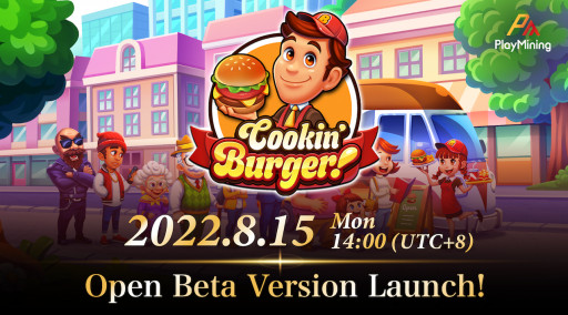 DEA Launches PlayMining's New Game Title "Cookin' Burger" Open Beta Version on August 15