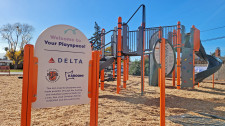 San Jose Christian School, Delta Air Lines and KABOOM! Work to End Playspace Inequity With a New Playground in Campbell, CA.