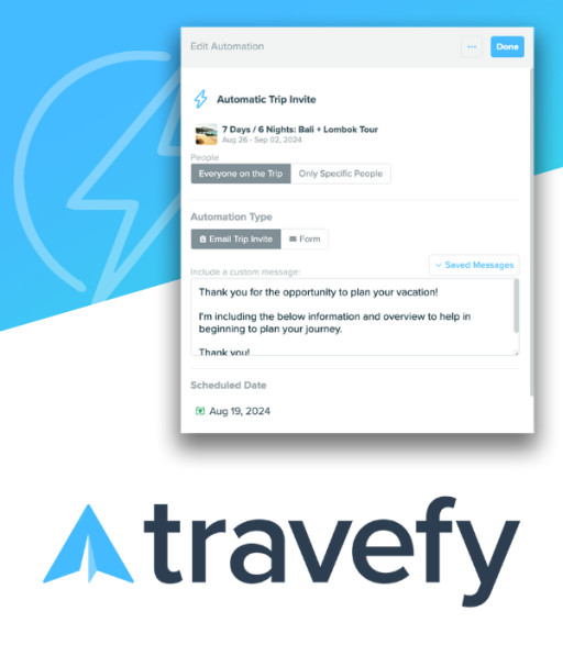 Travefy Introduces Automated Workflows to Bring Next-Level Efficiency to All Travel Advisors