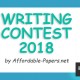 Affordable-papers.net Promotes a New Writing Contest 2018