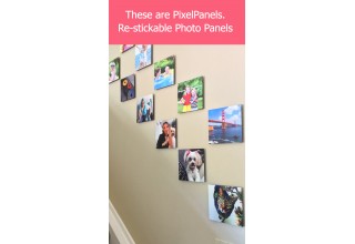 These are PixelPanels. Re-Stickable 8x8 Floating Hardboard Photo Prints
