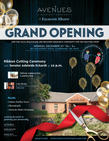 Grand opening flyer