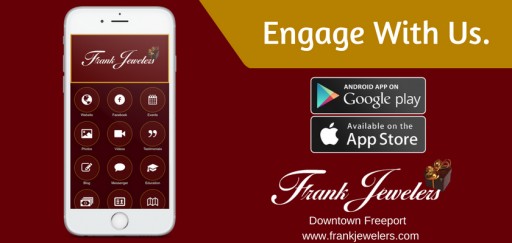 Frank Jewelers Announces Launch of All-New Mobile App
