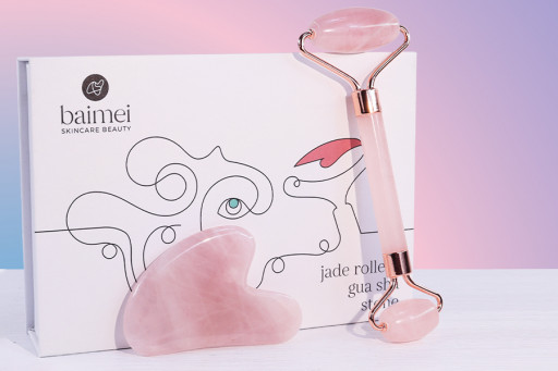 BAIMEI Launching Limited, Customized, Trending Gift Face Roller Package for an Ultimate Glow