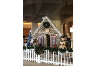 Life-Size Gingerbread House Baked at Hilton San Diego Bayfront