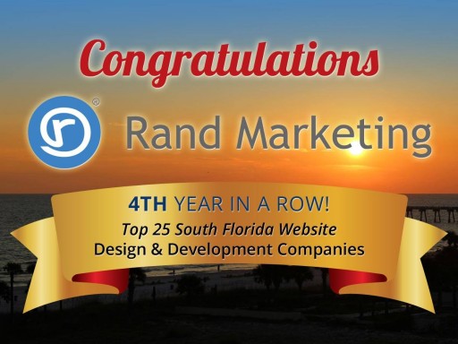 Rand Internet Marketing Named to the Top 10 for Website Design and Development Companies in South Florida
