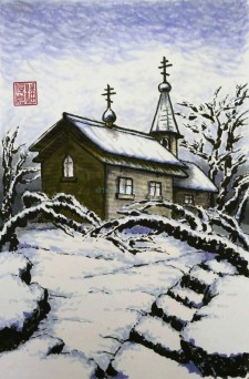 Chapel in winter