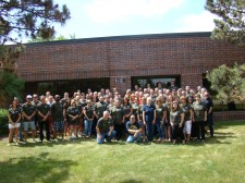 Staff pictured at the 15 year anniversary celebration this month. 