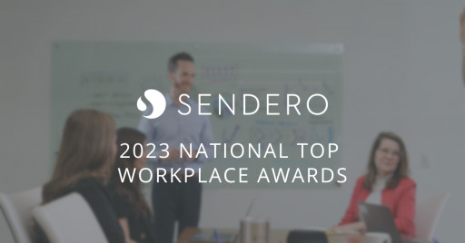Sendero Recognized as a National Top Workplace