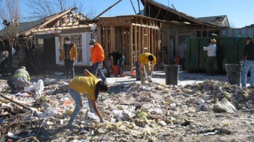 Texas Volunteer Ministers Complete Tornado Response