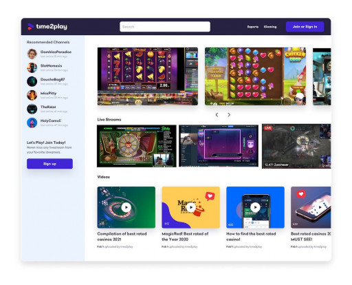 Twitch Gambling Streamers Find a New Home With Time2play