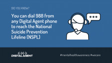 Digital Agent Enables 988 Connection to Suicide Prevention Lifeline (NSPL)