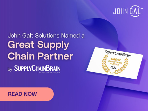 John Galt Solutions Recognized for Exceptional Dedication to Driving Supply Chain Transformation