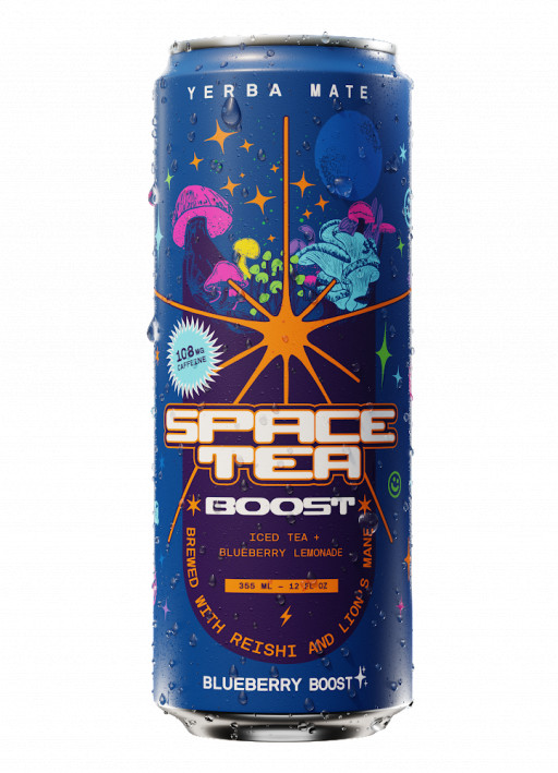 Space Tea Announces Blueberry BOOST in a New Line of Energy Drinks