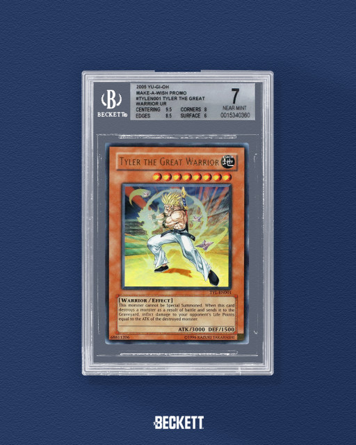 Beckett Collectibles Announces Auction of ‘Rarest Card in Yu-Gi-Oh! History’: The One-of-One ‘Tyler the Great Warrior’ Card