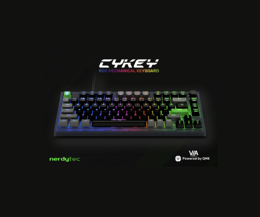 nerdytec Launches Precision-Engineered CYKEY Mechanical Keyboard for Gaming