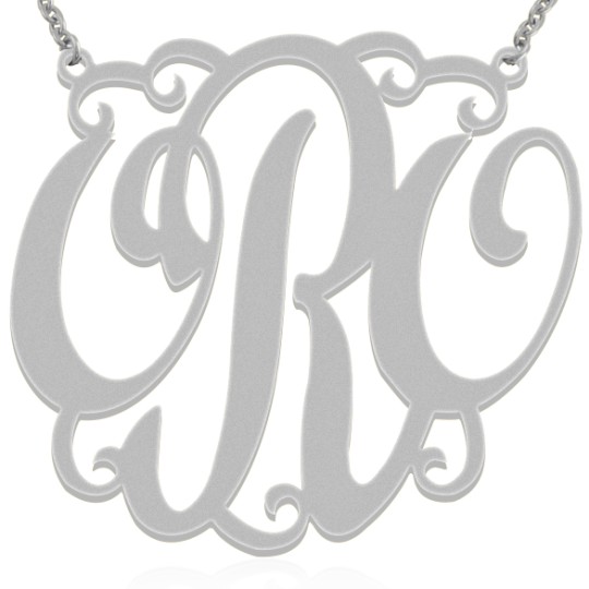 Made to order Monogram necklace