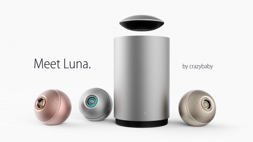 Crazybaby Shoots for the Moon With Luna - World's First Telescopic Wireless Speaker