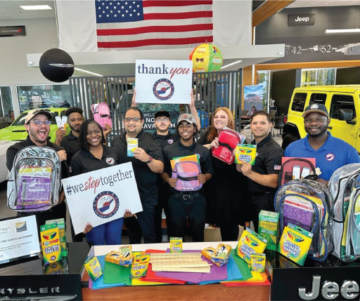 Step One Automotive Group Partners With Local Organizations to 'Stuff the Bus' With Essential School Supplies for Students in Need