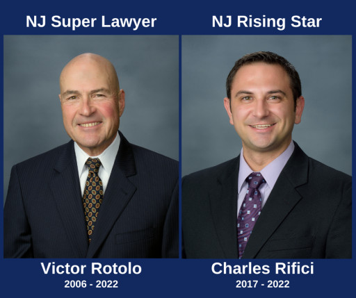 Kearns Rotolo Law Attorneys, Rotolo and Rifici, Named to the 2022 Lists of NJ Super Lawyers and Rising Stars