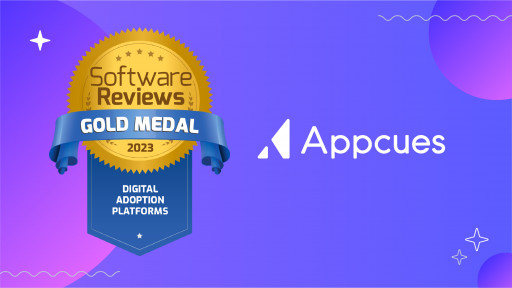 Appcues Named 2023 Digital Adoption Platform Gold Medalist by SoftwareReviews